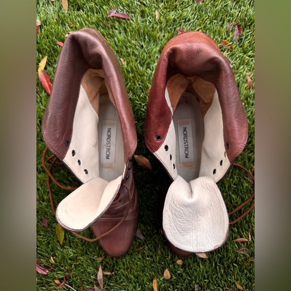 Norsdtrom Peter Pan Ankle Leather  Boots - Picture 7 of 7